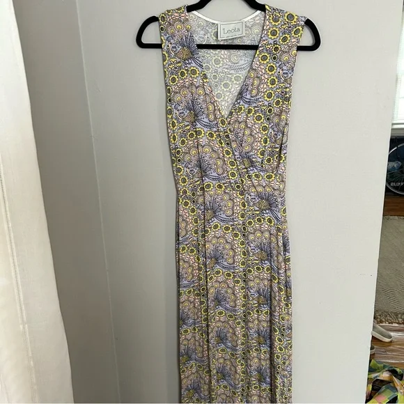 leota maxi dress Sariah Poplin Maxi Dress Macaw Print 2X